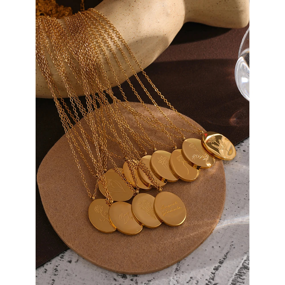 Cadenas del collar flor de nacimiento