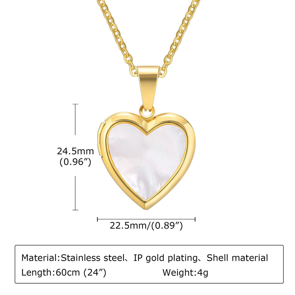 Medidas del medallón de corazón